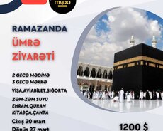 Ramazan Ayına Özəl Olaraq Ümrə Ziyarət Turu