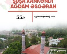 Şuşa Xankəndi Ağdam Xocalı Əsgəran turu