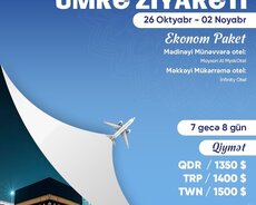 Ümrə Ziyarəti Oktyabr ayinda