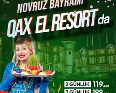 Праздник Новруз, отдохните в 5* отеле Qax El Resort