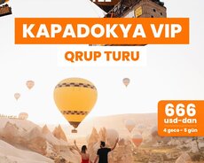 5* oteldə gecələmə ilə Kapadokya Vip qrup turu