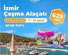 İzmir Alaçatı Çeşme qrup turu