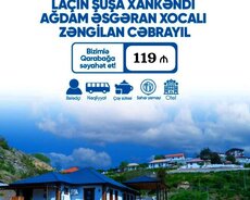 Şuşa Laçın Xankəndi Zəngilan Cəbrayıl turu