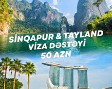 Sinqapur və Taylanda viza dəstəyi