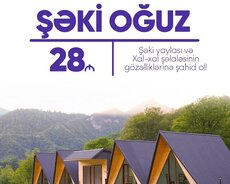 1 günlük Şəki Yaylası Oğuz xal-xal turu