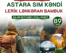 2 günlük Lənkəran Lerik Astara turu