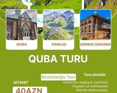 Quba, Xınalıq, Qırmızı qəsəbə turu