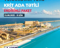 Yunanıstanın Krit adasına Erkən Turlar