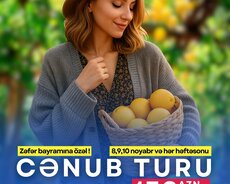 Zəfər bayramına özəl 3 günlük cənub turu