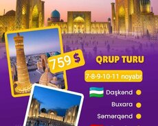 Daşkənd Səmərqənd Buxara turu