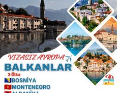 Montengro Bosnia Albania turu
