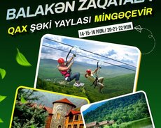 3 günlük Balakən Zaqatala Qax Şəki turu