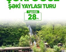 1 günlük Şəki yaylası Oğuz xal-xal turu