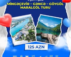 Мингячевир Гянджа Гёйгёль Маралгёль тур
