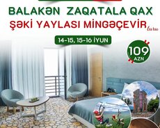 Балакен Загатала Гах Шеки Мингячевир тур