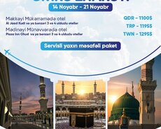 Ümrə ziyarəti Noyabr ayinda