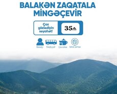1 günlük Zaqatala Balakən Mingəçevir turu