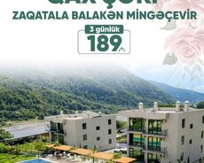 3 günlük Balakən Zaqatala Qax Şəki turu