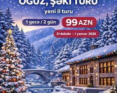 2 günlük İsmayıllı Qəbələ Oğuz Şəki turu
