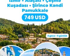 Измир Кушадасы Чесме Алачаты Памуккале