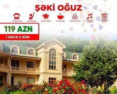 2 günlük Şamaxı İsmayıllı Qəbələ Şəki Oğuz turu