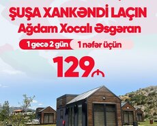 •Şuşa - Laçın - Xankəndi - Xocalı - Ağdam