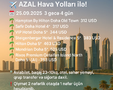 erkən Rezervasiya Doha Turları