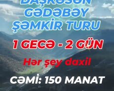 Daşkəsən, Gədəbəy, Şəmkir turu - mfc