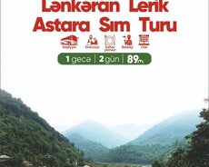 Möhtəşəm Cənub turu Lənkəran Lerik Astara Sım Şəlaləsi