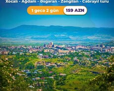 Şuşa - Laçın - Xankəndi - Xocalı - Ağdam