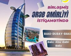 Bakıdan Dubay və Əbu-Dabiyə Sərfəli Aviabilet