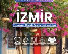 İzmir•kuşadası•çeşmə•alaçatı qrup turu