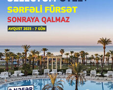 Hər şey daxil 2 nəfər Selectum otellərinə tələs