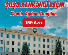 Laçın – Şuşa – Xankəndi – Xocalı – Ağdam
