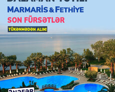 Tükənməkdə olan 2 nəfərlik Marmaris Fethiye Turu