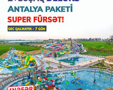 2 + 2 uşaq üçün delüks otelli son yay tətili