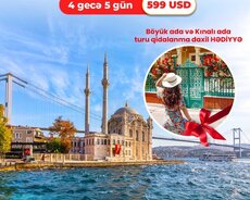 İstanbul Qrup Turu ( adalar turu hədiyyə)