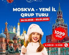 Moskva — Yeni il Qrup Turu