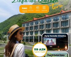 Qax Şəki Zaqatala Balakən turu