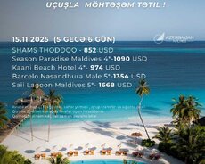 Maldiv adaları turu