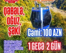 Габала, Огуз, Шеки