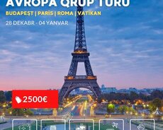 Yeni İl Macərası – Avropada 4 Şəhər, 8 Gün