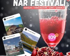 Göyçay Nar Festivalı Mingəçevir Şəki Qəbələ Turu