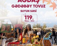 Zəfər bayramına özəl Ağdaş Gədəbəy Tovuz turu