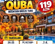 Qidalanma daxil 2 günlük Quba Mountain turu