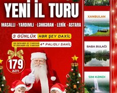 3 günlük Lənkəran Lerik Astara Yeni il turu