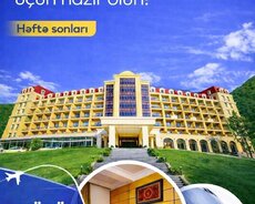Marxal hotelde İsmayıllı Qəbələ Şəki turu