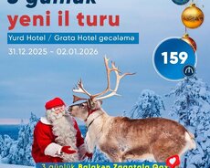 3 günlük Balakən Zaqatala Qax Şəki Yeni il turu