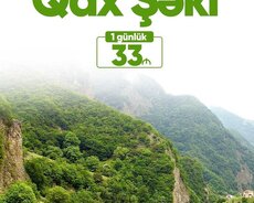 1 günlük Qax Şəki turu