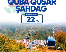Quba Qusar Şahdağ Roller Coaster turu 22 Azn